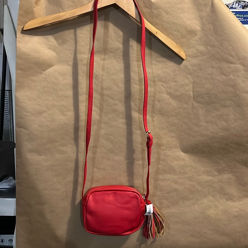GAP mini bag with tassel. Brand new